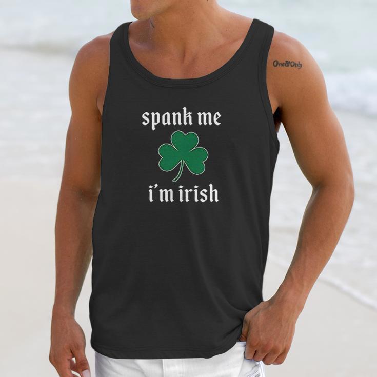 Spank Me Im Irish Funny Unisex Tank Top Gifts for Her