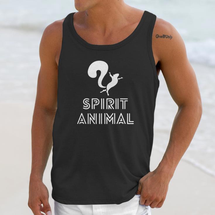 Spirit Animal Squirrel Pullover Funny Humor Gif Hal Unisex Tank Top Gifts for Her