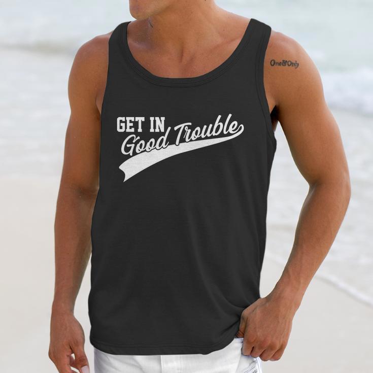 Sporty Get In Good Trouble John Lewis Tribute Unisex Tank Top Gifts for Her