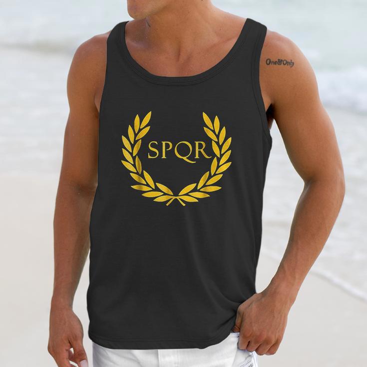 Spqr Camp Jupiter Roman Senatus Populus Que Romanus Unisex Tank Top Gifts for Her