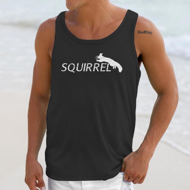 Squirrel Jumping Logo Unisex Tank Top Gifts for Her