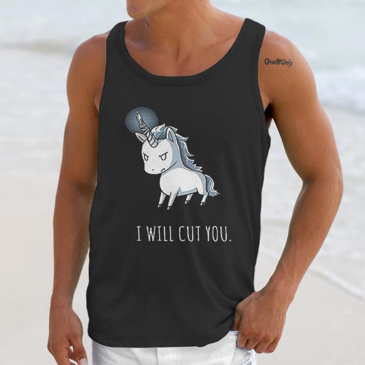 Stabby The Unicorn I Will Cut You Unisex Tank Top Gifts for Her