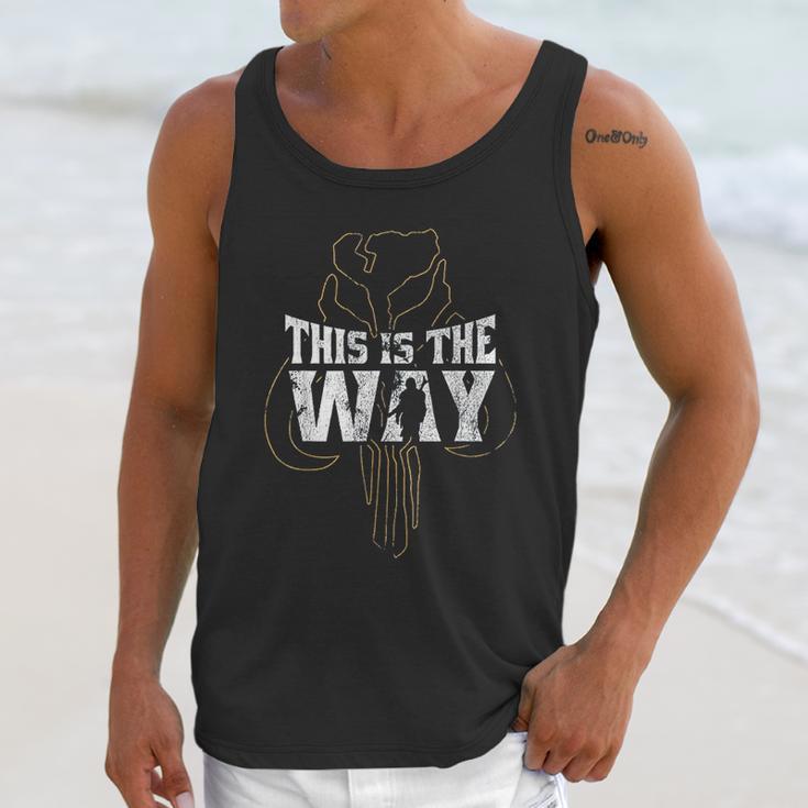 Star Wars The Mandalorian This Is The Way Mythosaur Overlay Unisex Tank Top Gifts for Her