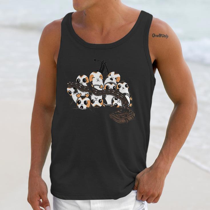 Star Wars Porgs Playing With Chewbaccas Things Unisex Tank Top Gifts for Her