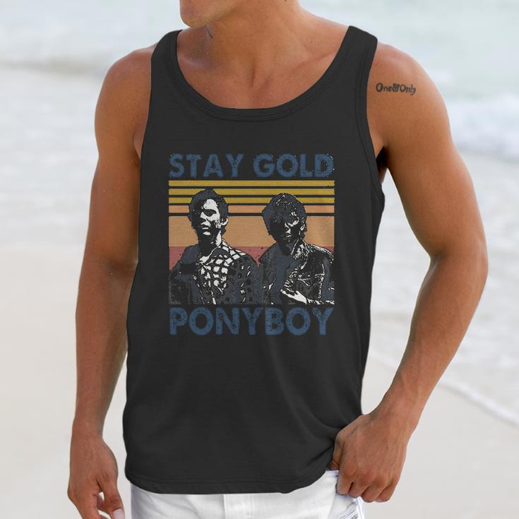 Stay Gold Ponyboy Vintage Unisex Tank Top Gifts for Her