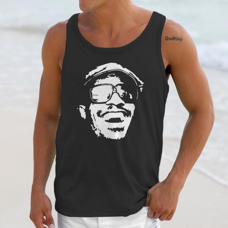 Stencil Stevie Wonder Unisex Tank Top Gifts for Her