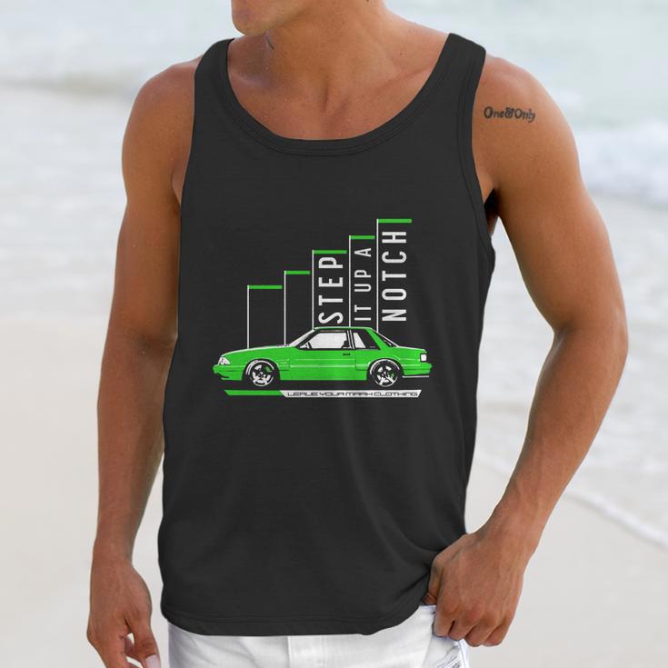 Step It Up A Notch Fox Body Ford Mustang T-Shirt Limted Edition Unisex Tank Top Gifts for Her