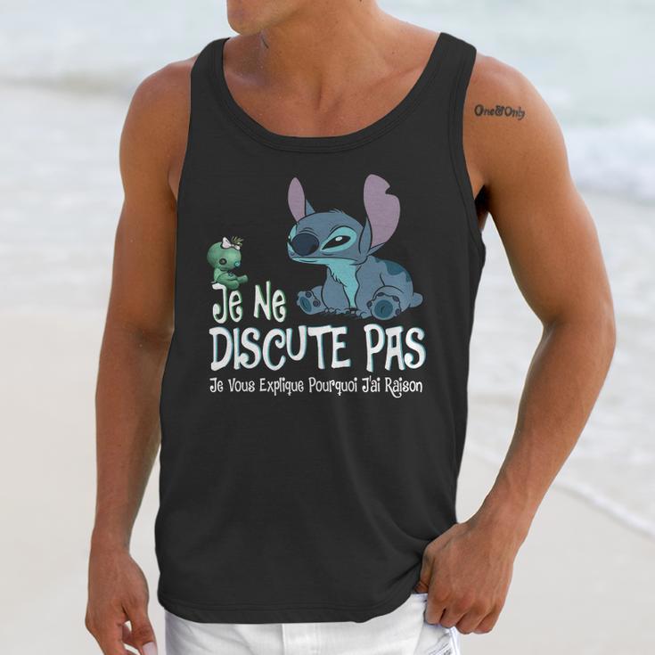 Stitch Je Ne Discute Pas Je Vous Explique Pourquoi Jai Raison Unisex Tank Top Gifts for Her