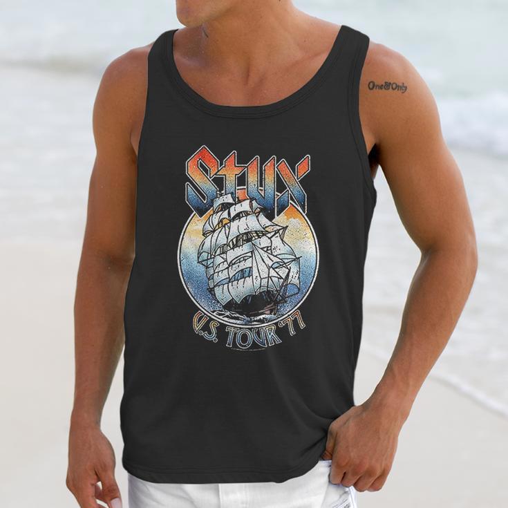 Styx Mens 77Tour Unisex Tank Top Gifts for Her