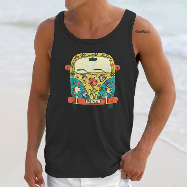 Surf Camping Bus Model Love Retro Peace Hippie Surfing 60S Unisex Tank Top Gifts for Her