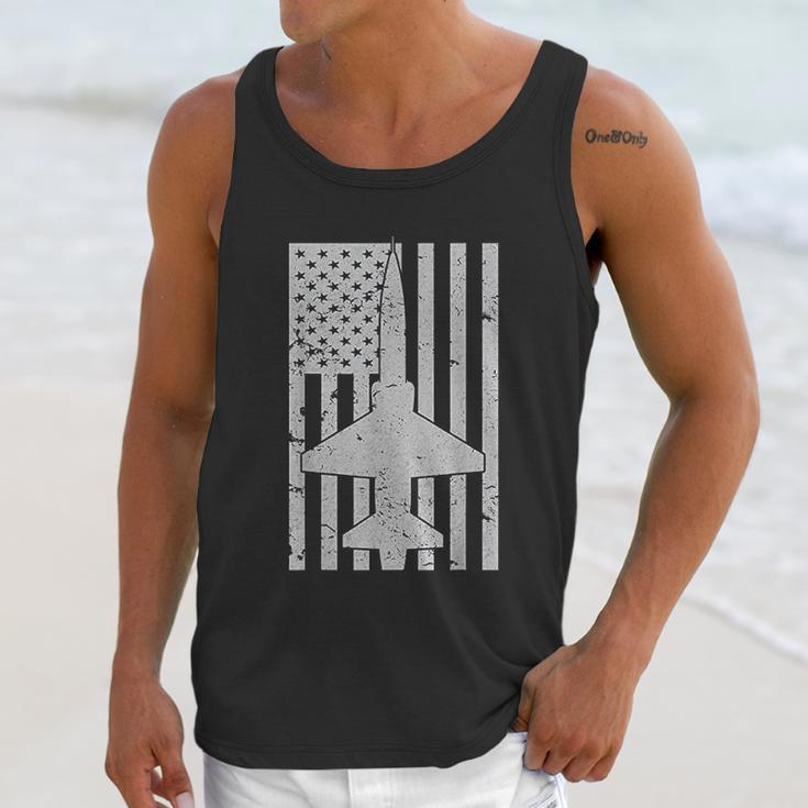 T38 Talon Patriotic Vintage Jet Trainer Pilot Unisex Tank Top Gifts for Her