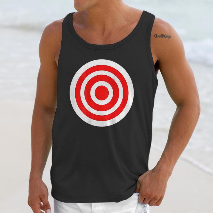 Target Funny Printed On The Back Bulls Eye Gift Unisex Tank Top Gifts for Her