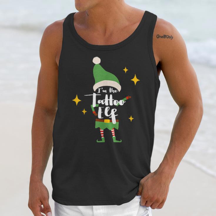 Im The Tattoo Elf Tattoo Or Artist Xmas Outfit Unisex Tank Top Gifts for Her