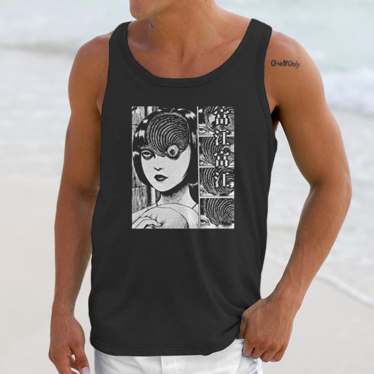 Tomie Junji Ito Black Unisex Tank Top Gifts for Her