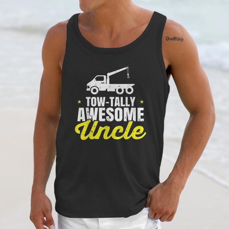 Tow Truck Driver Uncle Towing Car Pun Pickup Wrecker Gift Unisex Tank Top Gifts for Her