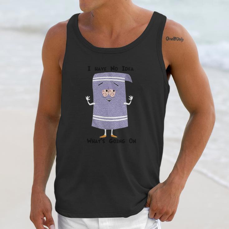 Towelie I Have No Idea What Is Going On Unisex Tank Top Gifts for Her