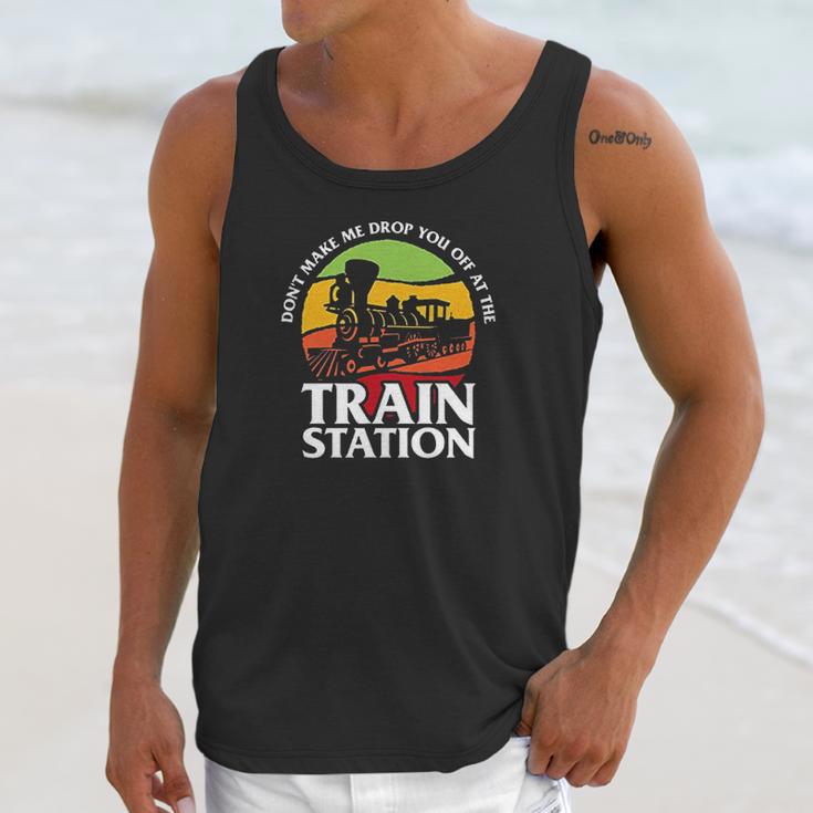 Take Him To The Train Station Funny Dutton Yellowstone Unisex Tank Top Gifts for Her