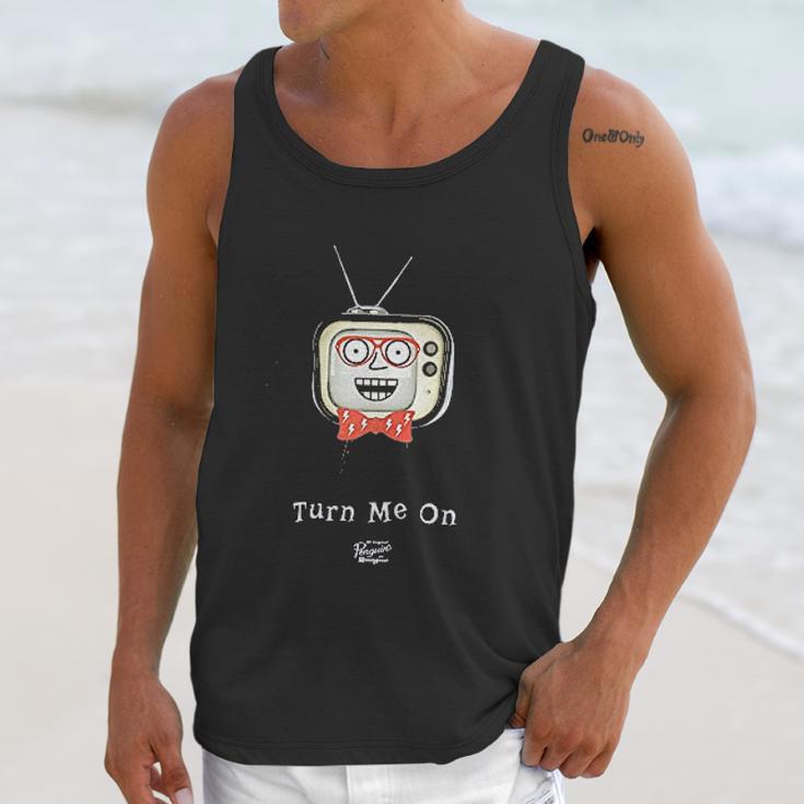 Turn Me On Television Unisex Tank Top Gifts for Her