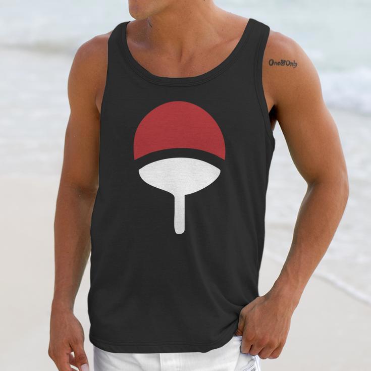 Uchiha Clan Symbol Crest Anime Itachi Sasuke Naruto Cosplay Gift Tee Unisex Tank Top Gifts for Her