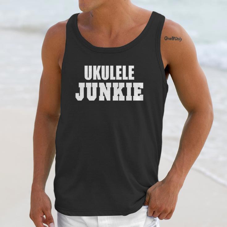 Ukulele Junkie Unisex Tank Top Gifts for Her