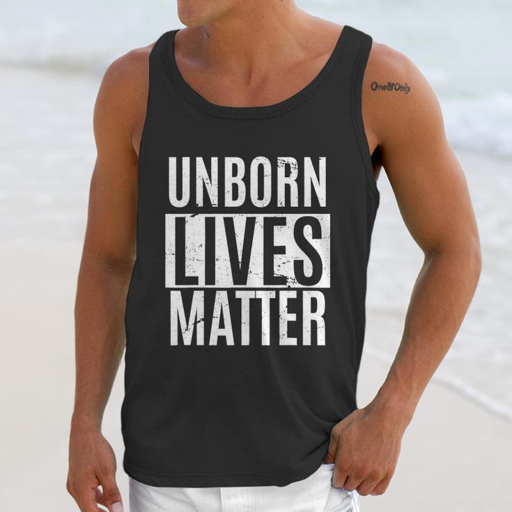 Unborn Lives Matter Antiabortion Prolife Fetus Tshirt Unisex Tank Top Gifts for Her