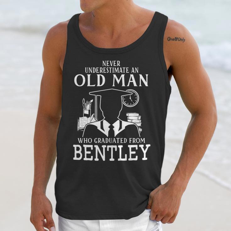 Never Underestimate An Old Man Who Graduated From BentleyShirt Long Sleeve Hoodie Sweatshirt Unisex Tank Top Gifts for Her