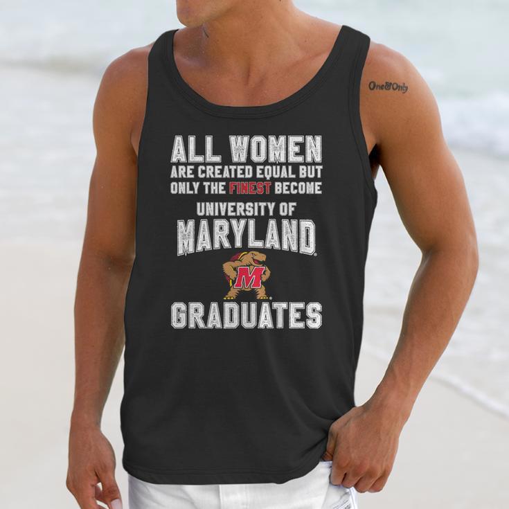 University Of Maryland Graduated Woman Unisex Tank Top Gifts for Her