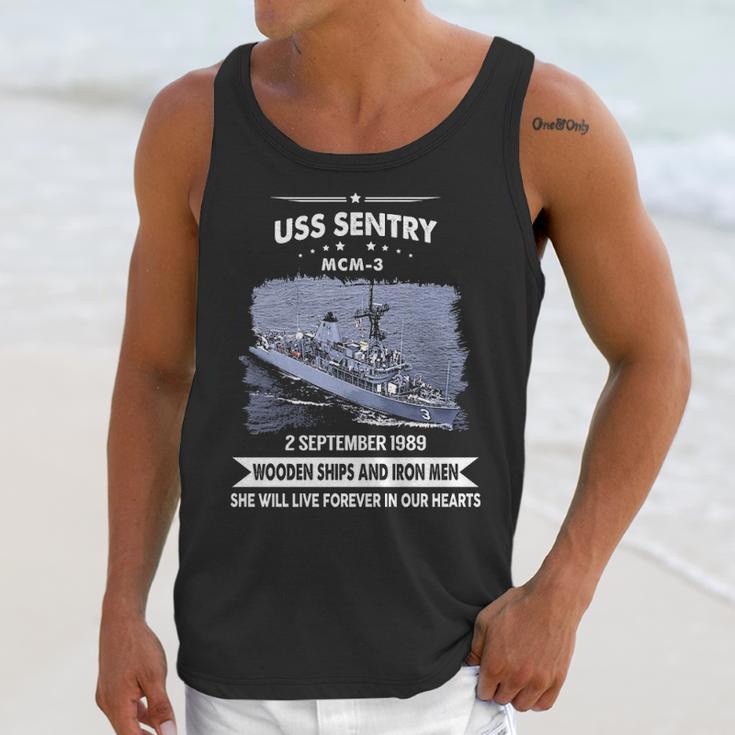 Uss Sentry Mcm3 Unisex Tank Top Gifts for Her