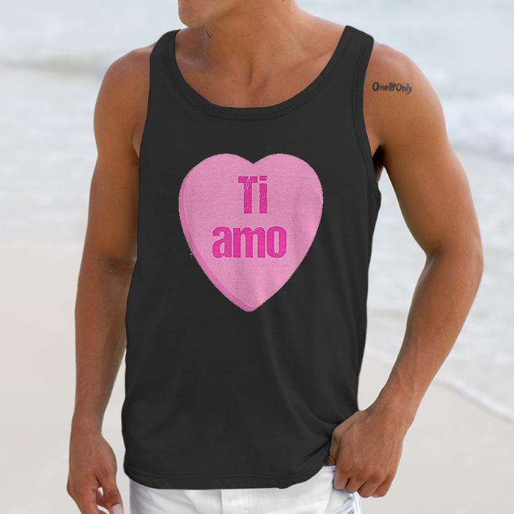 Valentine Italian Ti Amo I Love You Unisex Tank Top Gifts for Her