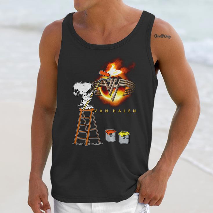 Van Halen Snoopy Unisex Tank Top Gifts for Her