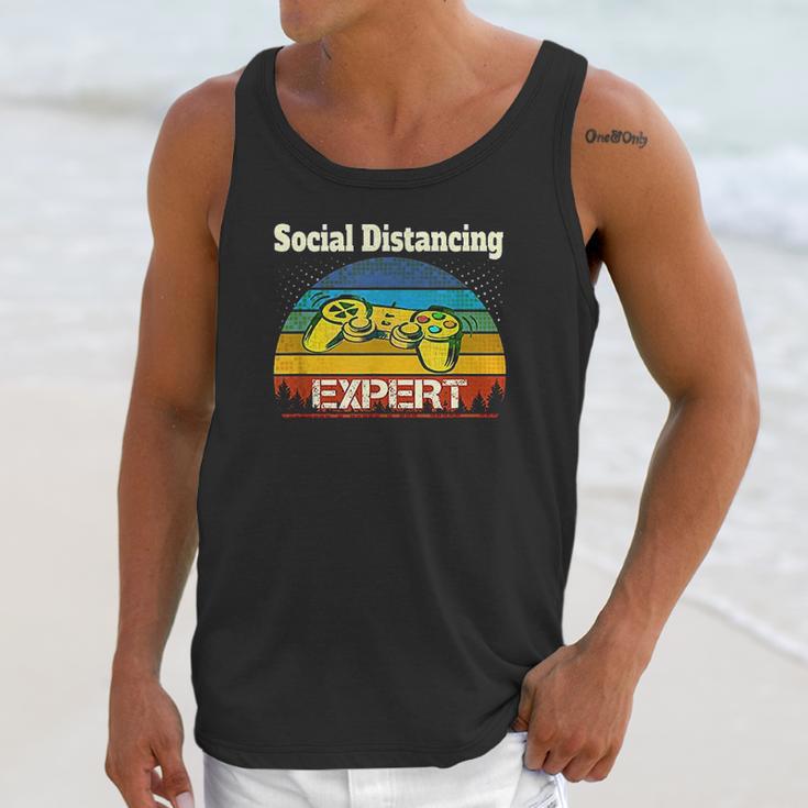 Video Game Social Distancing Expert Gamer Unisex Tank Top Gifts for Her