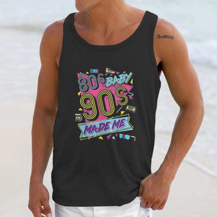 Vintage 1980S 80S Baby 1990S 90S Made Me Retro Nostalgia Unisex Tank Top Gifts for Her