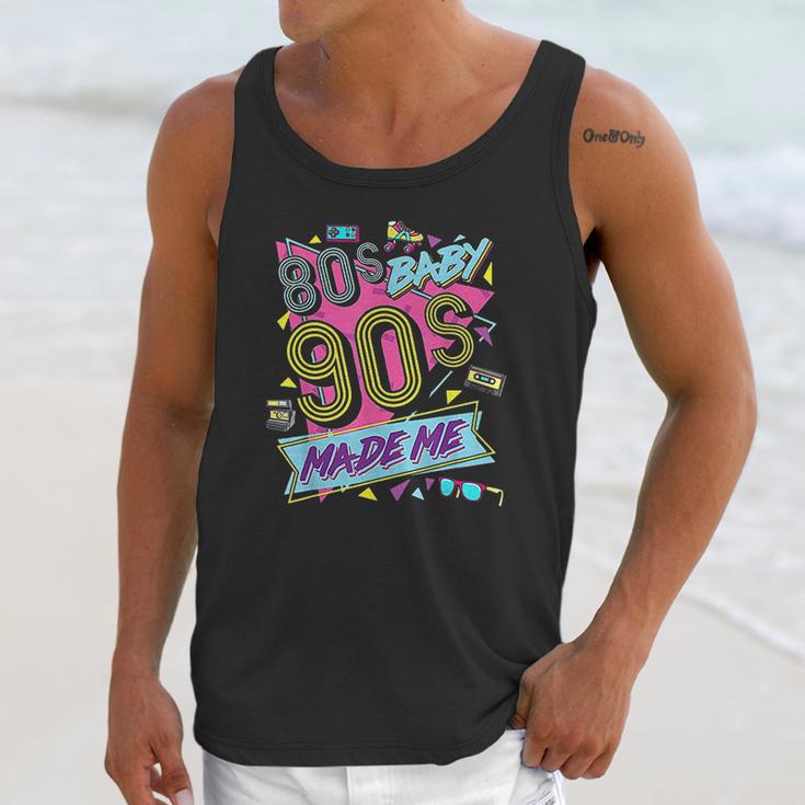 Vintage 1980S 80S Baby 1990S 90S Made Me Retro Nostalgia Unisex Tank Top Gifts for Her