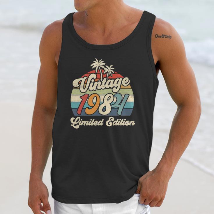 Vintage 1984 38Th Birthday Limited Edition 38 Years Old Unisex Tank Top Gifts for Her