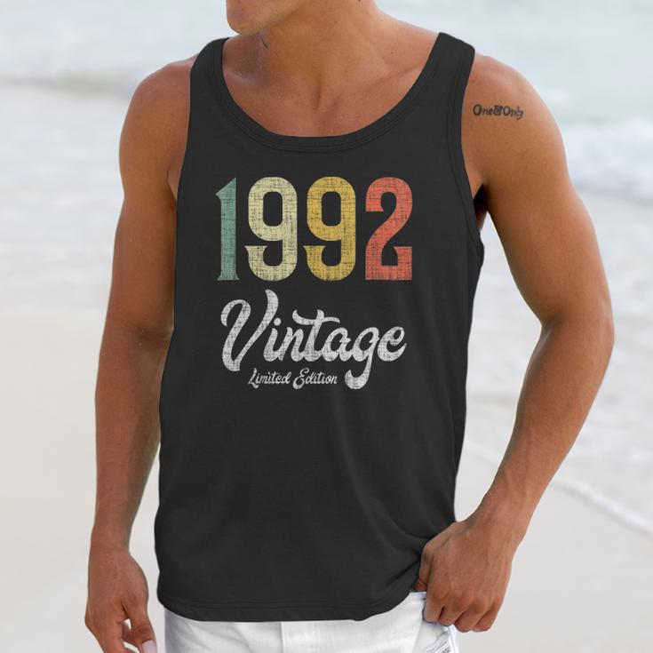 Vintage 1992 Limited Edition Birthday Unisex Tank Top Gifts for Her