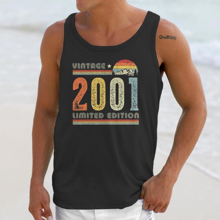 Vintage 2001 Made In 2001 21St Birthday 21 Years Old Unisex Tank Top Gifts for Her