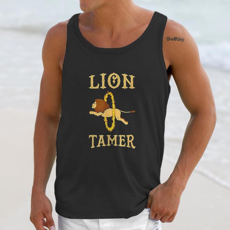 Vintage Lion Tamer Event Circus Staff Themed Birthday Party Unisex Tank Top Gifts for Her