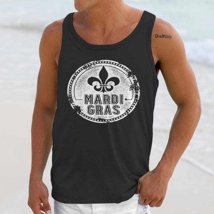 Vintage Mardi Gras New Orleans Logo Unisex Tank Top Gifts for Her