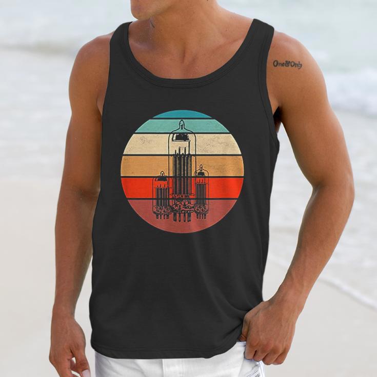 Vintage Retro Analog Audio Vacuum Tube Guitar Bass Tube Amp Unisex Tank Top Gifts for Her