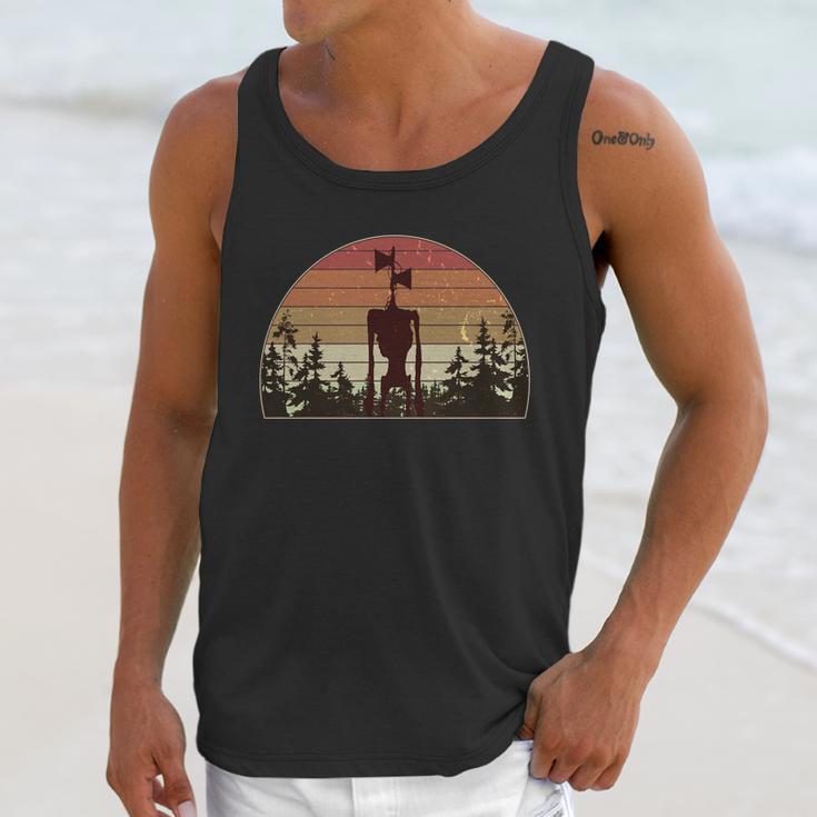 Vintage Retro Creepy Siren Head Unisex Tank Top Gifts for Her