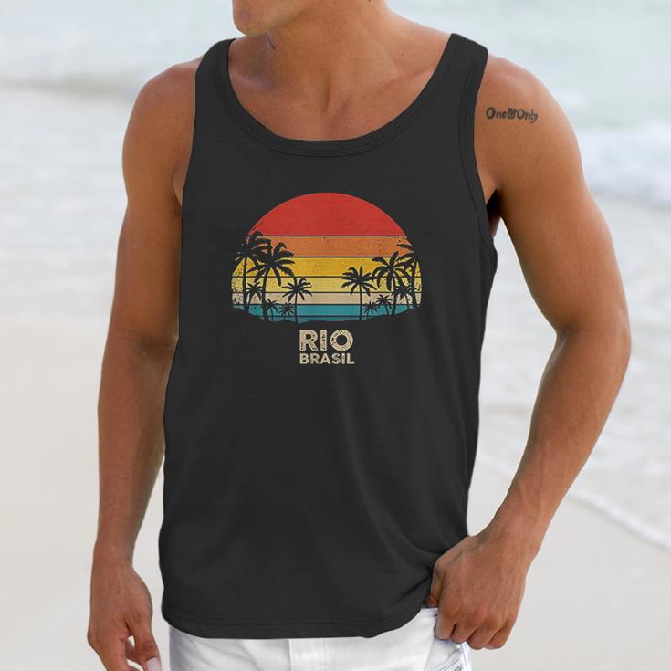 Vintage Rio De Janeiro - Brazil Beach Souvenir Unisex Tank Top Gifts for Her