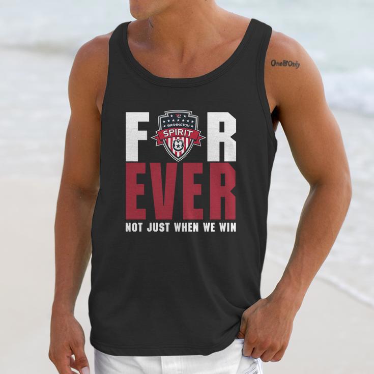 Washington Spirit Forever Not Just When We Win Unisex Tank Top Gifts for Her