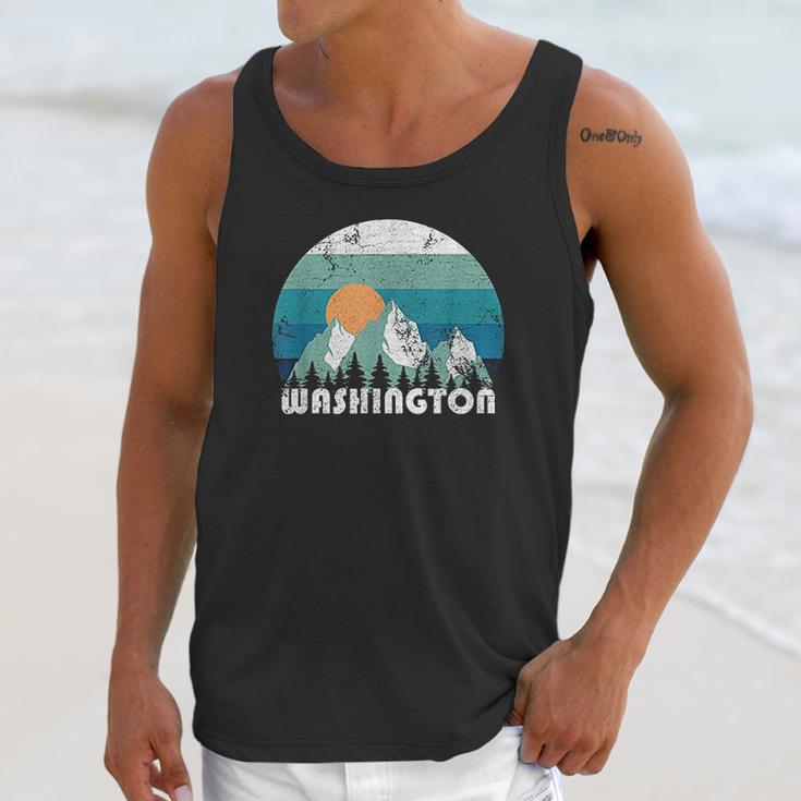 Washington State Retro Vintage Unisex Tank Top Gifts for Her