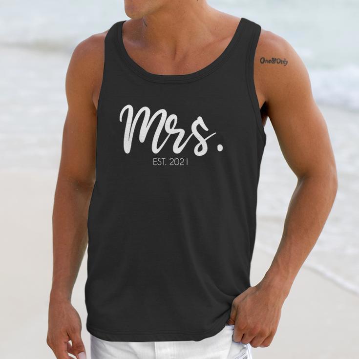 Wedding Matching Gifts Mrs Est 2021 Bridal Gift Bride Unisex Tank Top Gifts for Her