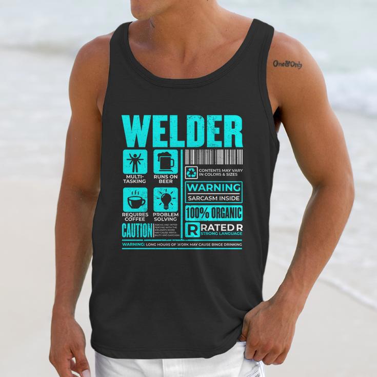 Welder Definition For Welders Funny Gift Tig Welding Arc Welding Funny Gift Unisex Tank Top Gifts for Her