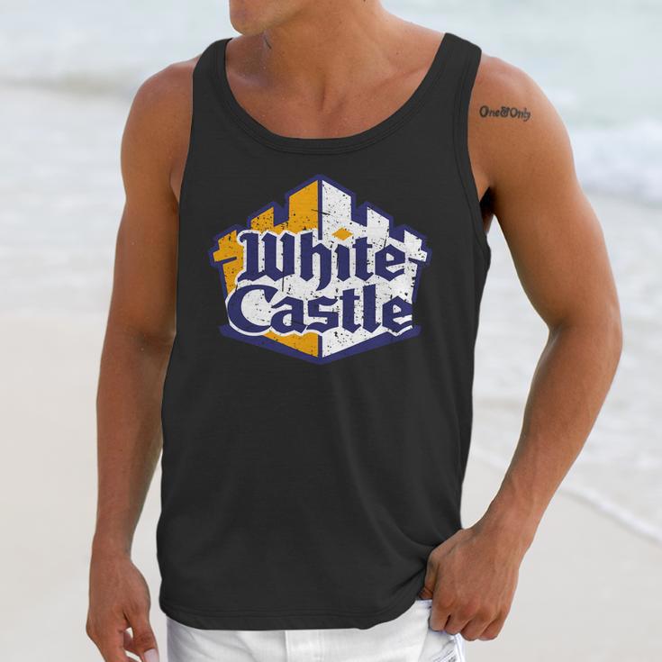 White Castle Retro Unisex Tank Top Gifts for Her