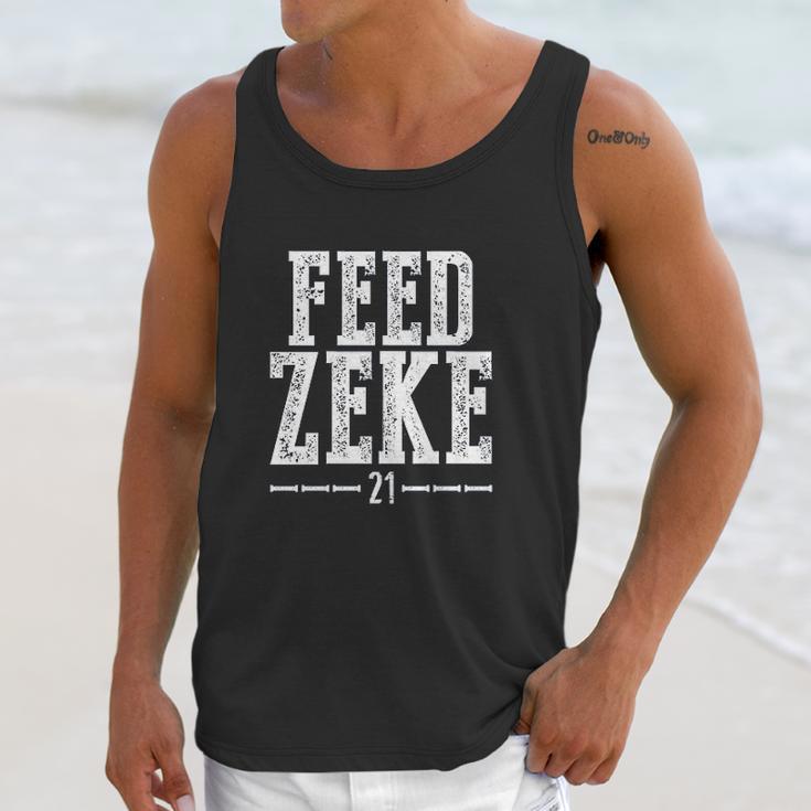 Wishful Inking Football Fans Feed Zeke Vintage Unisex Tank Top Gifts for Her