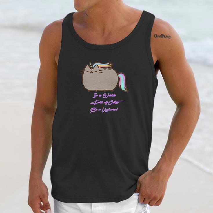 In A World Of Cats Be A Unicorn Team Unikitty Unisex Tank Top Gifts for Her