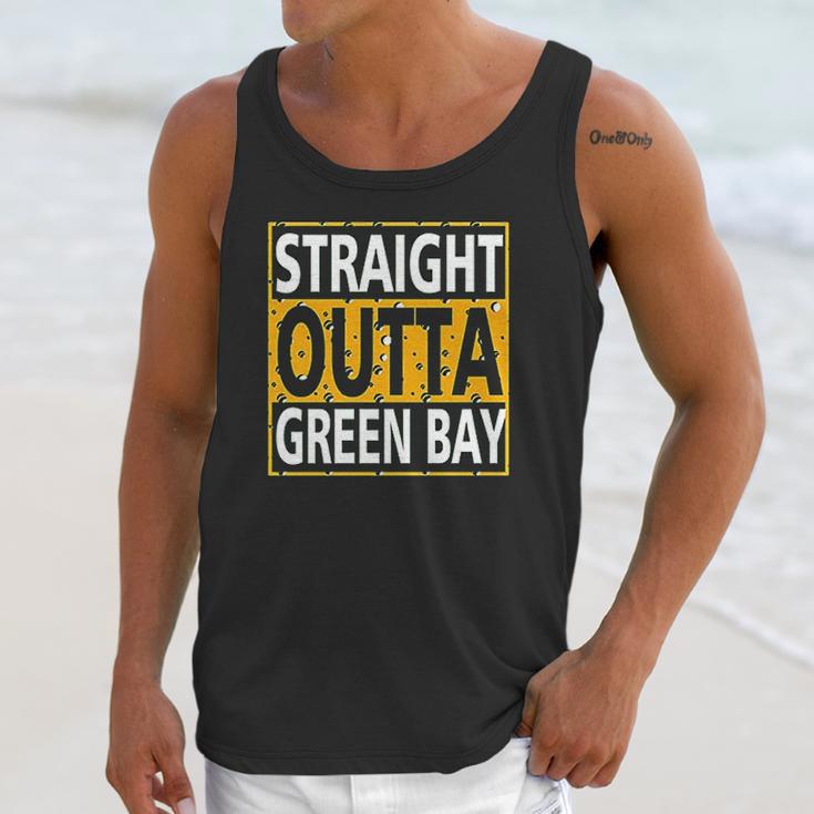 Xtreme Wisconsin Straight Outta Green Bay Unisex Tank Top Gifts for Her