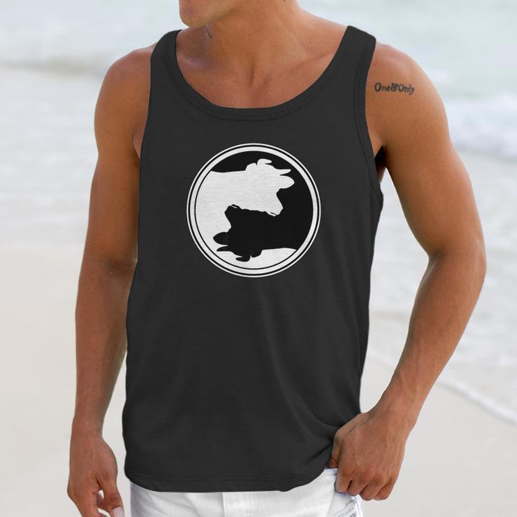 Yin Yang Cows Cow Unisex Tank Top Gifts for Her